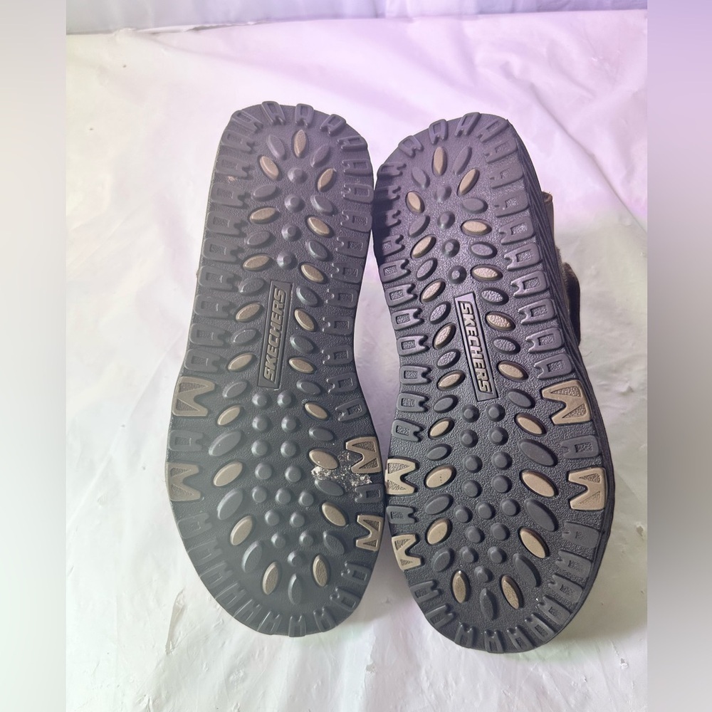 Skechers Tan Platform Sandals - Picture 8 of 10